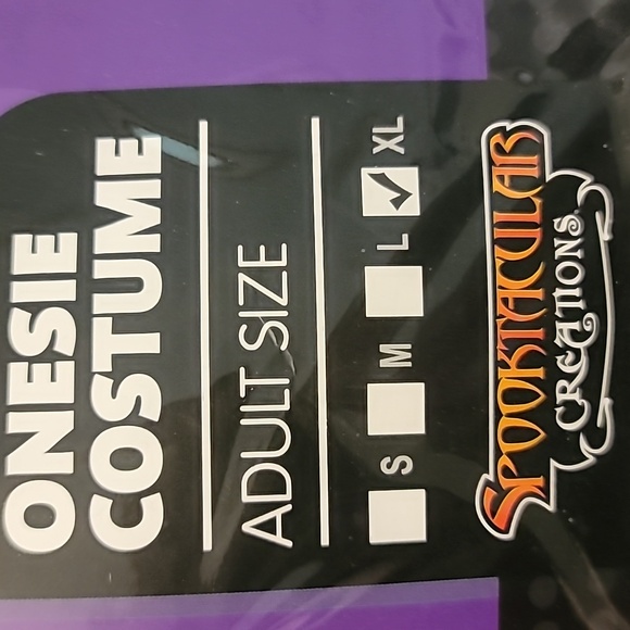 Skeleton Onesie Costume NWT - Picture 4 of 4